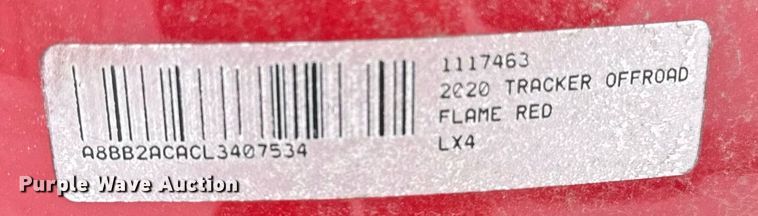 image for item DT0541 2020 Tracker Off Road golf cart