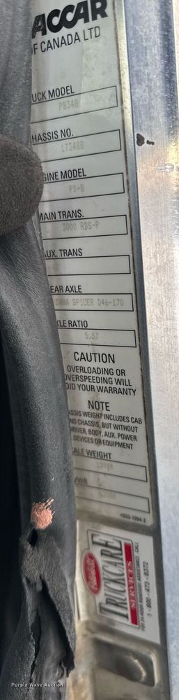 image for item DT0554 2012 Pererbilt 348 refuse truck