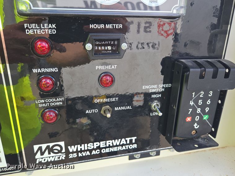 image for item DT5496 2021 Multiquip WhisperWatt DCA25SSIU4F generator