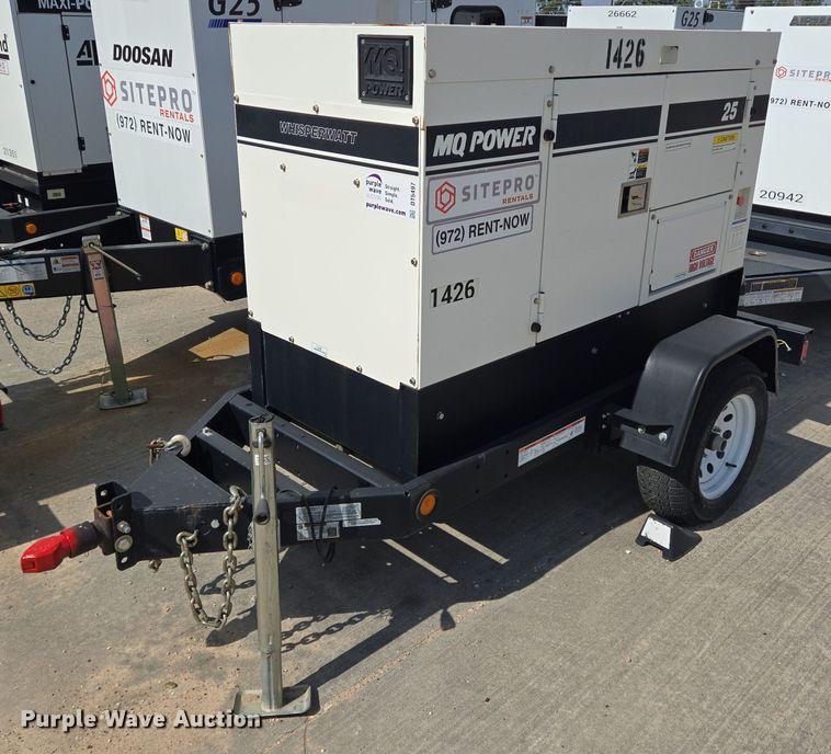 image for item DT5497 2021 Multiquip WhisperWatt DCA25SSIU4F generator