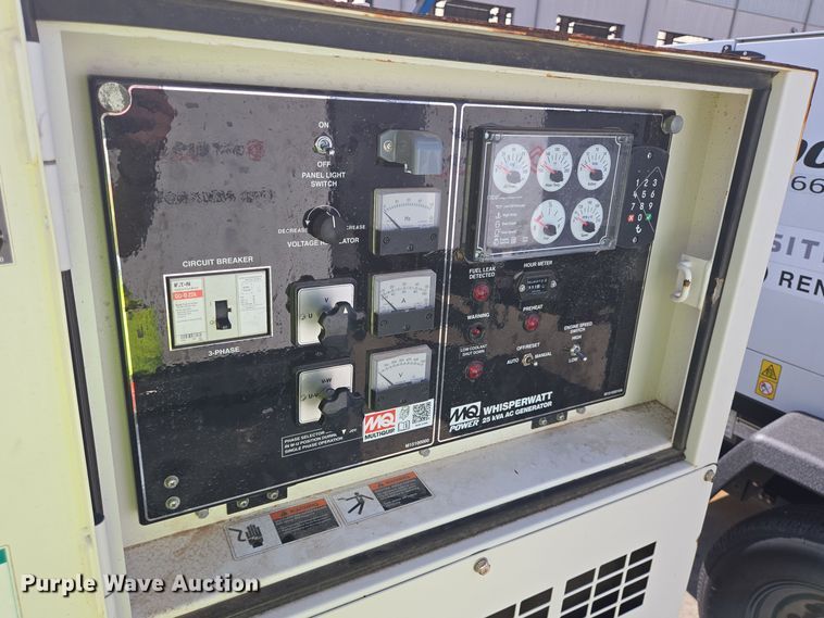 image for item DT5497 2021 Multiquip WhisperWatt DCA25SSIU4F generator