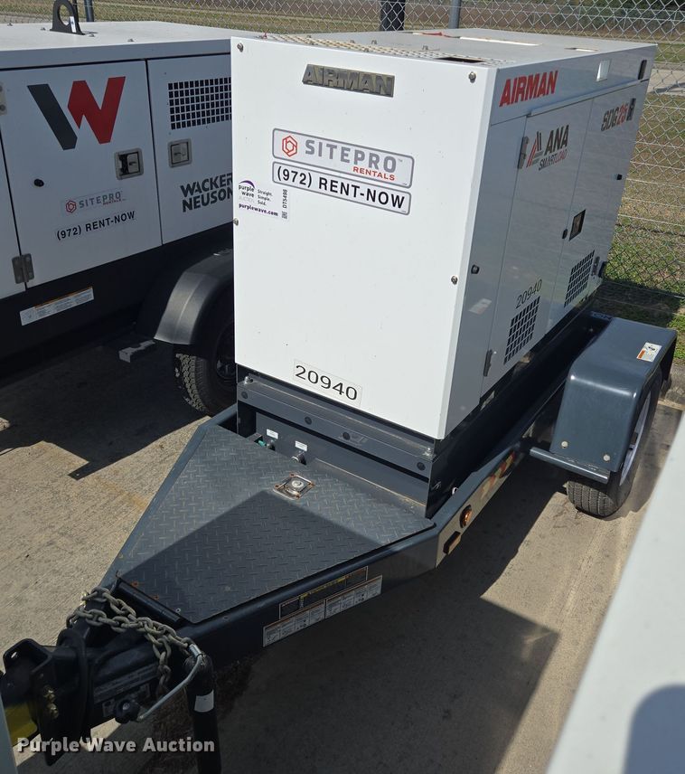 image for item DT5498 2022 ANA Airman SDG25S-8E1 generator