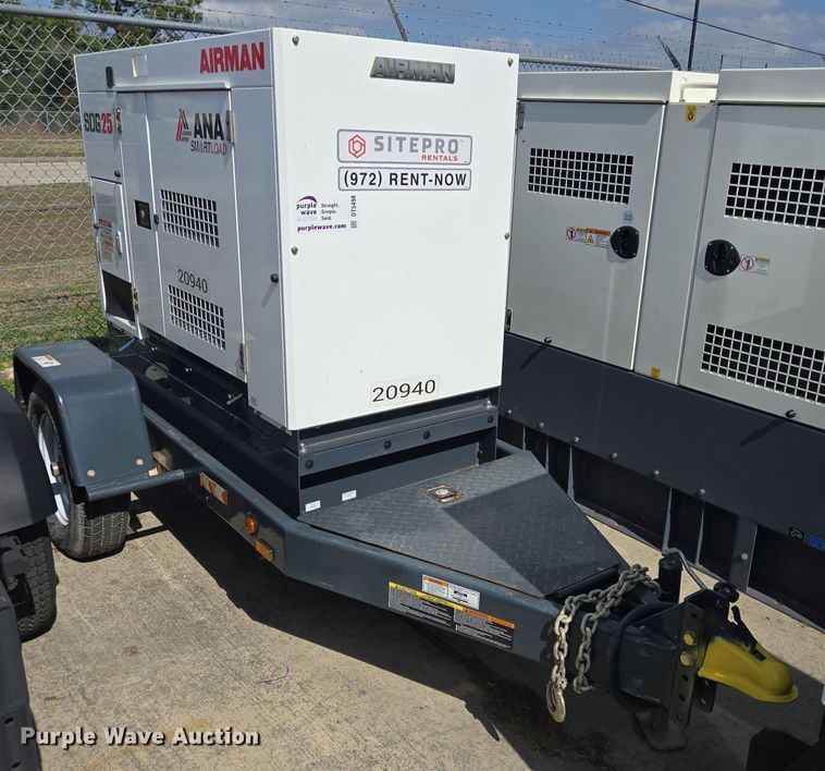 image for item DT5498 2022 ANA Airman SDG25S-8E1 generator