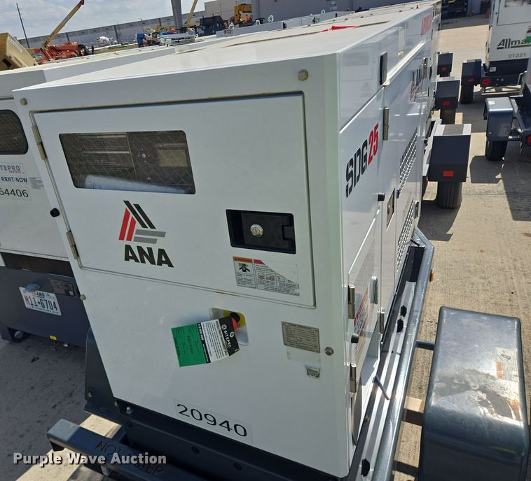 image for item DT5498 2022 ANA Airman SDG25S-8E1 generator