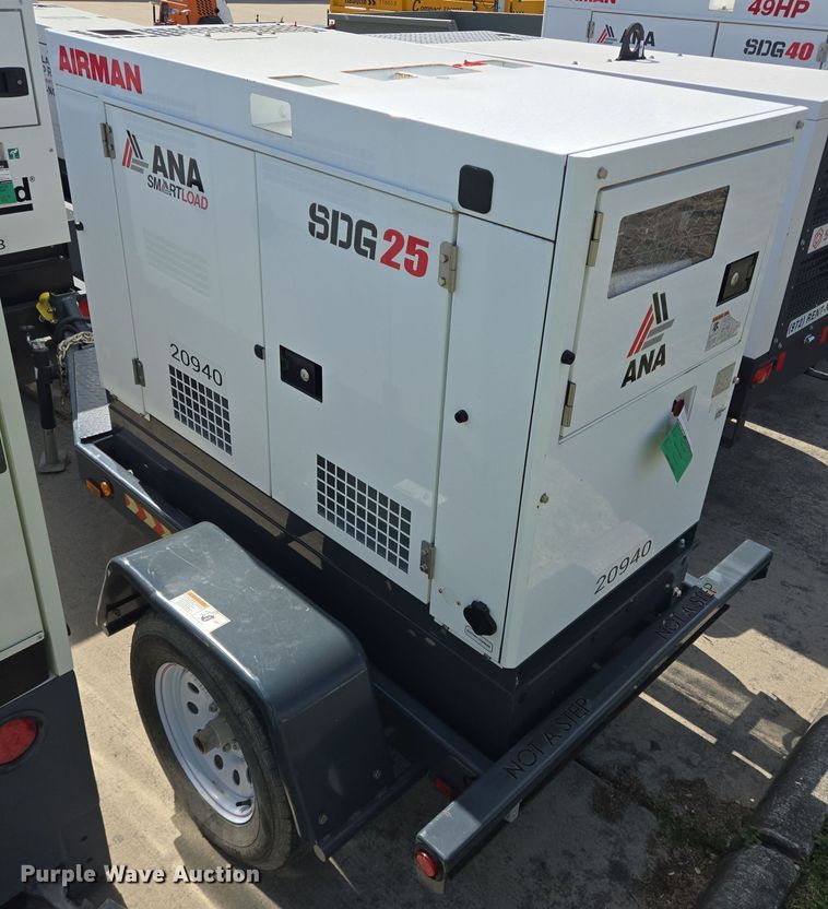 image for item DT5498 2022 ANA Airman SDG25S-8E1 generator