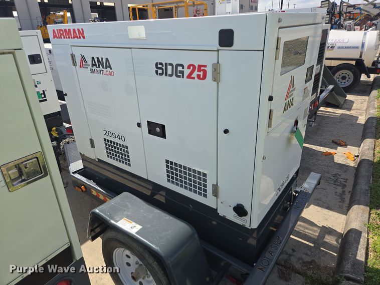 image for item DT5498 2022 ANA Airman SDG25S-8E1 generator