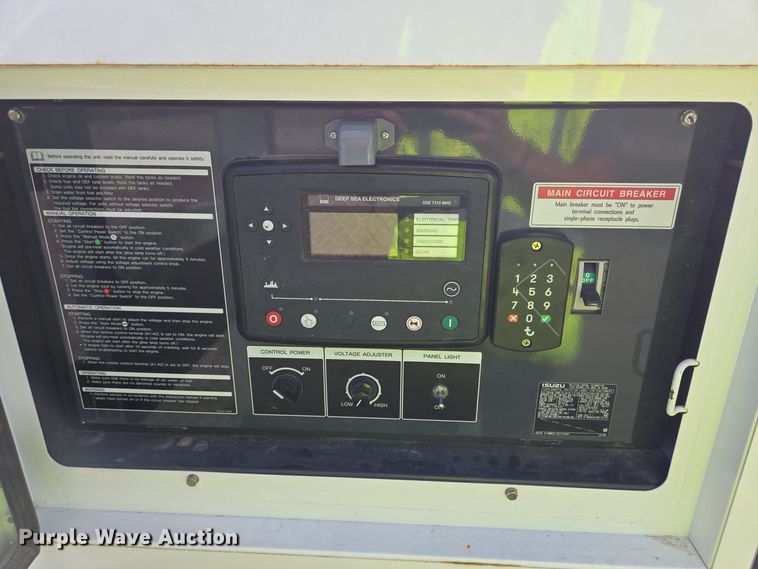 image for item DT5498 2022 ANA Airman SDG25S-8E1 generator