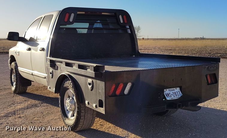 image for item DV6669 2007 Dodge  Ram 2500 Quad Cab flatbed truck