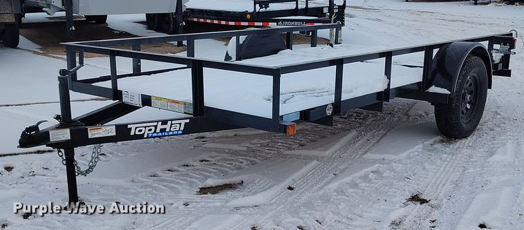 image for item DV6683 2023 TopHat DSA12X77-2.9N-R utility trailer