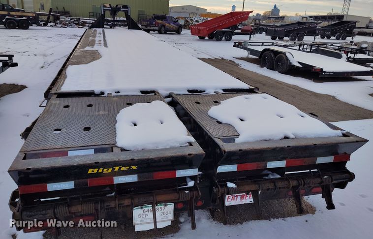 image for item DV6684 2022 Big Tex 22GN-35BK+5MR equipment trailer