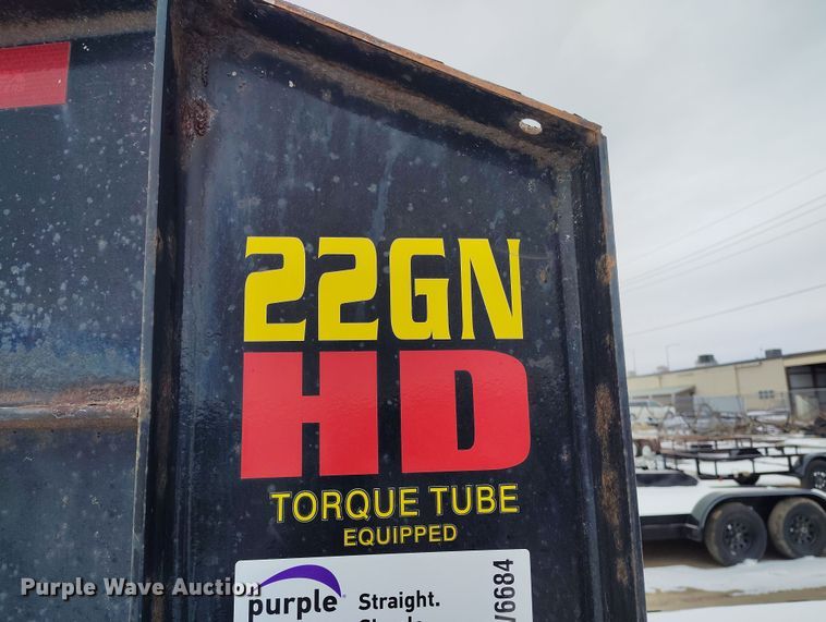 image for item DV6684 2022 Big Tex 22GN-35BK+5MR equipment trailer