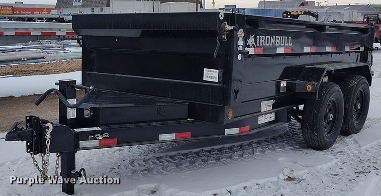 image for item DV6688 2023 Norstar Iron Bull DTB7212 dump trailer