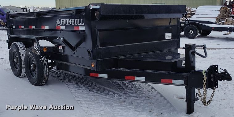image for item DV6688 2023 Norstar Iron Bull DTB7212 dump trailer