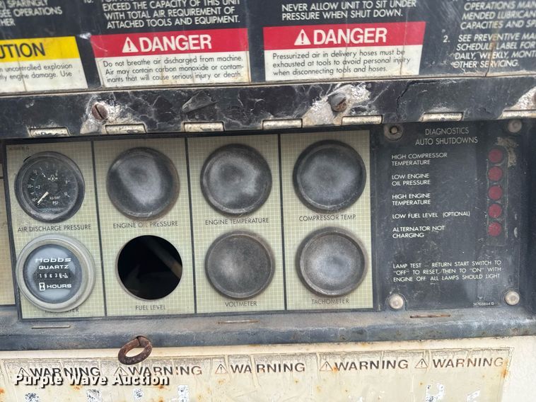 image for item EC3472 Ingersoll Rand P185CWJD air compressor