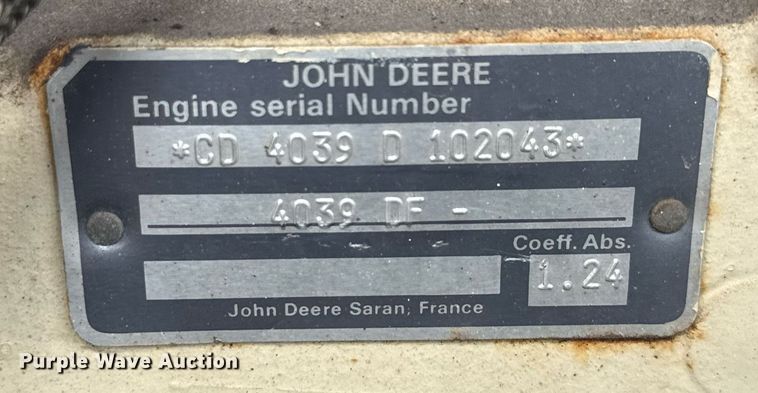 image for item EC3472 Ingersoll Rand P185CWJD air compressor