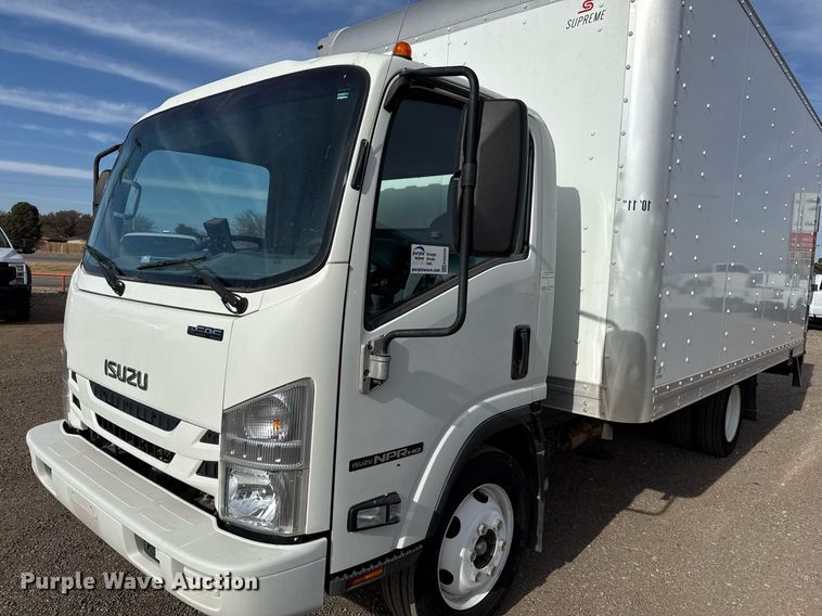 image for item ED5509 2020 Isuzu NPR XD box truck