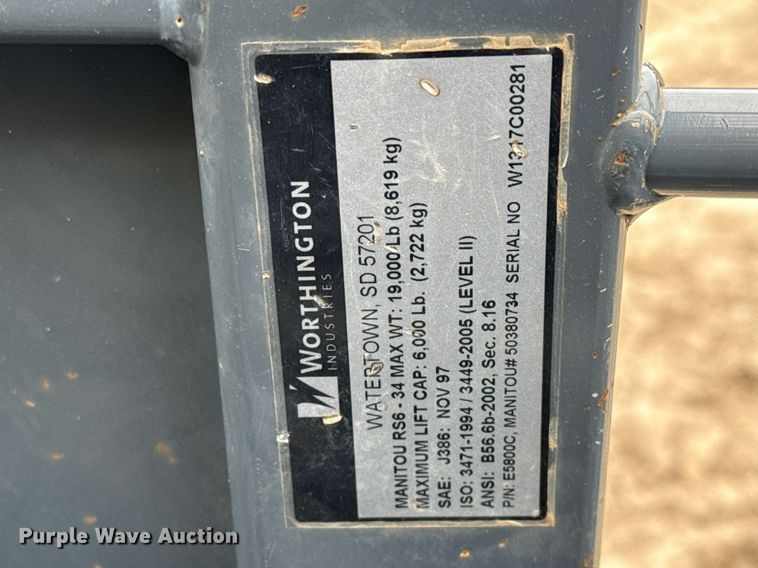 image for item ED5528 Gehl RS6-34 telehandler