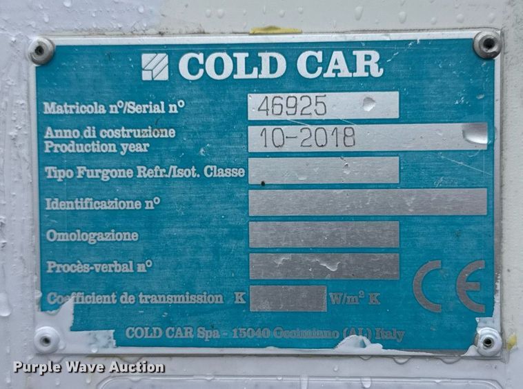 image for item EG2512 2019 Ford E450 Super Duty refrigerated truck