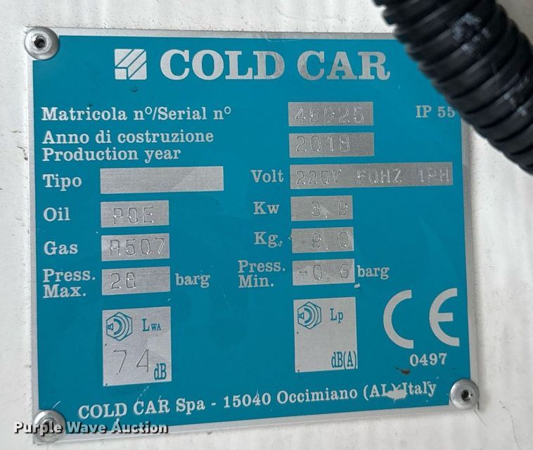 image for item EG2512 2019 Ford E450 Super Duty refrigerated truck