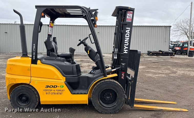 image for item EG2540 2021 Hyundai 30D-9 forklift