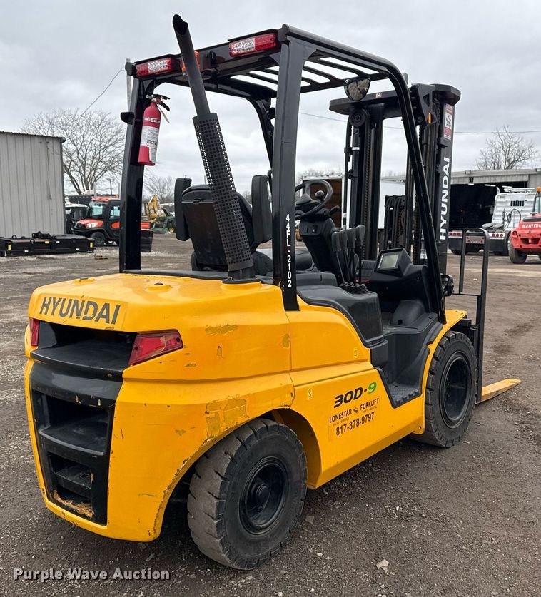 image for item EG2540 2021 Hyundai 30D-9 forklift