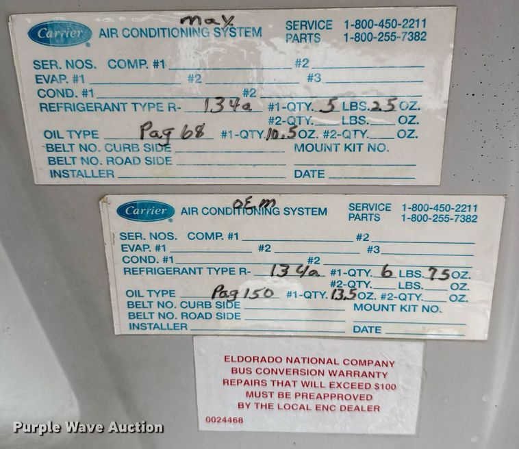 image for item EG2545 2005 Ford E450 shuttle bus