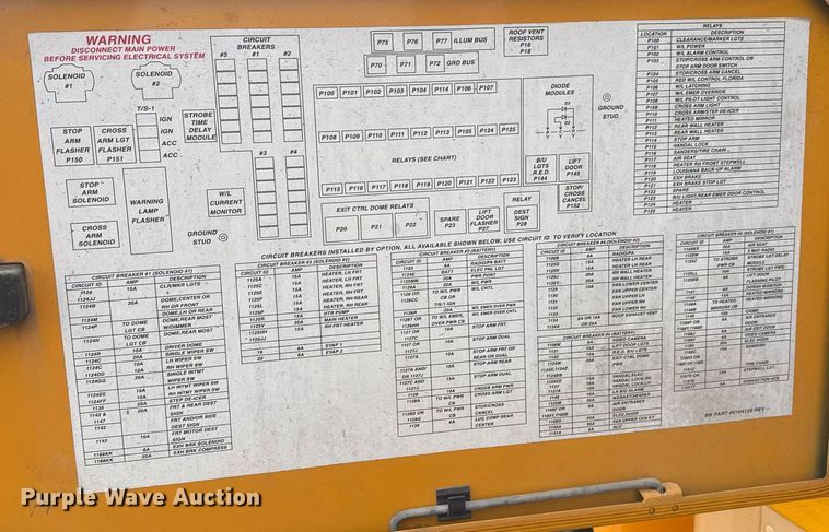 image for item EG2547 2007 Blue Bird BB Conventional school bus