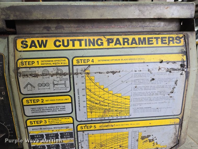 image for item EH8642 Hyd-Mech Engineering S-20A Series II metal cutting saw