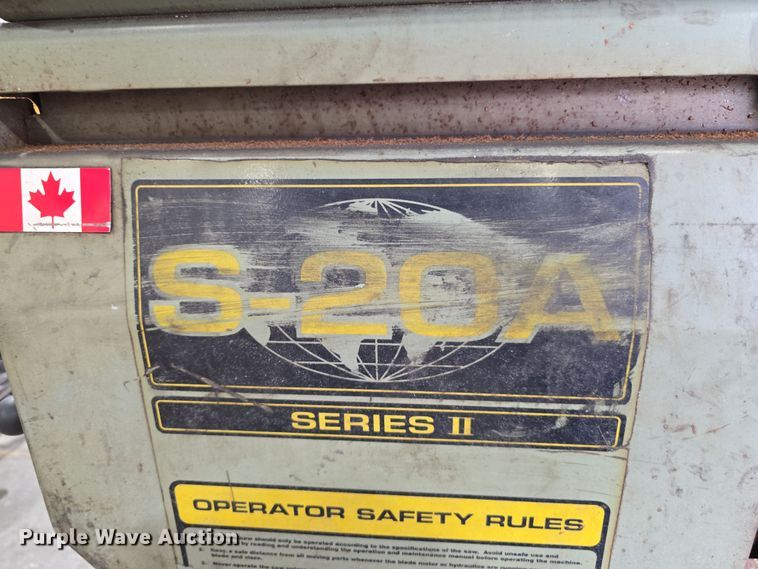 image for item EH8642 Hyd-Mech Engineering S-20A Series II metal cutting saw