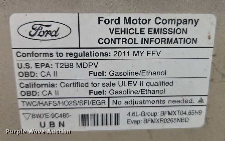 image for item EI8824 2011 Ford E250 van
