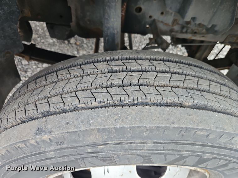 image for item EI8828 2017 Mitsubishi Fuso Canter FE160 Crew Cab flatbed truck