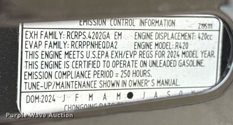 image for item EJ3430 2024 Miva VA13 mini excavator