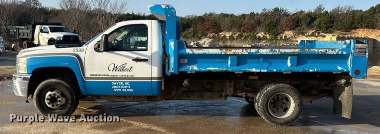 image for item EJ3475 2012 Chevrolet Silverado 3500HD dump bed pickup truck