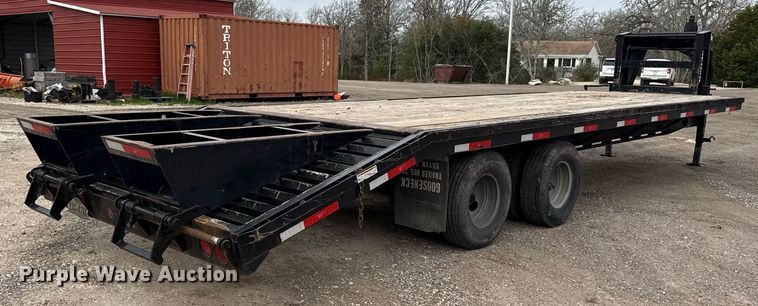 image for item EJ3477 2018 Gooseneck Trailers 18-29x102 equipment trailer