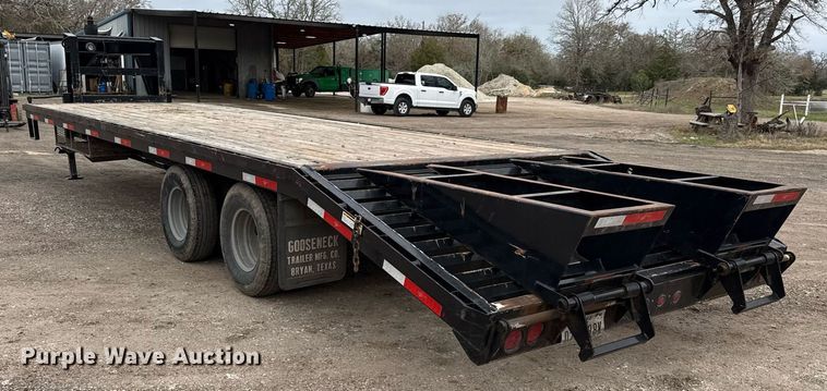 image for item EJ3477 2018 Gooseneck Trailers 18-29x102 equipment trailer