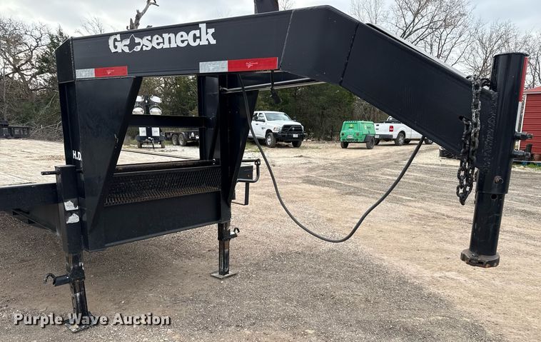 image for item EJ3477 2018 Gooseneck Trailers 18-29x102 equipment trailer