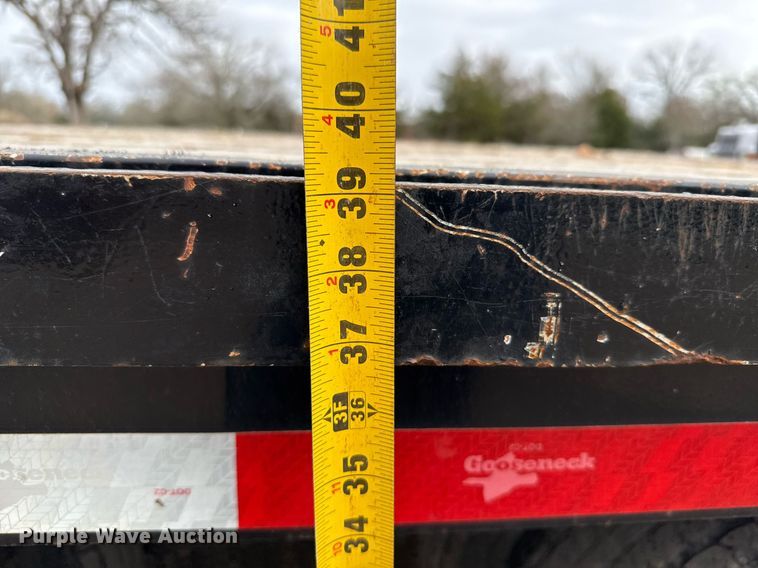 image for item EJ3477 2018 Gooseneck Trailers 18-29x102 equipment trailer