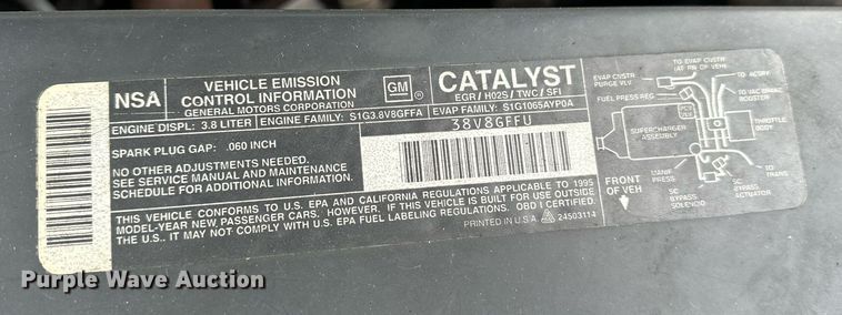 image for item EK0360 1995 Buick Riviera 