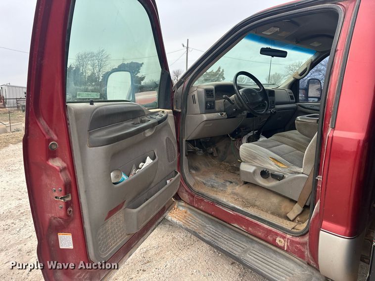 image for item EK0367 2001 Ford F250 Super Duty bale bed pickup truck