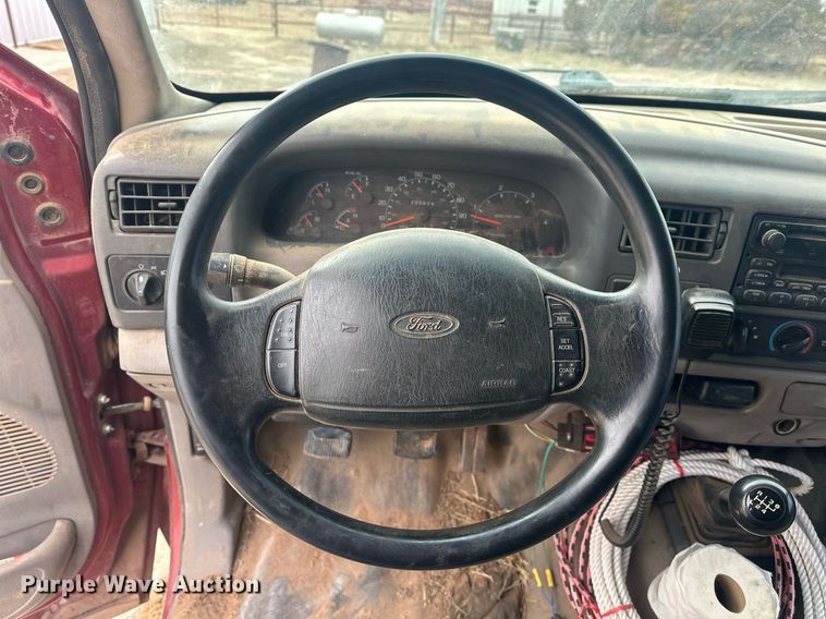image for item EK0367 2001 Ford F250 Super Duty bale bed pickup truck