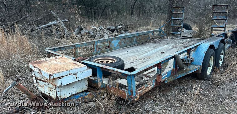 image for item EK0369 Shop built utility trailer