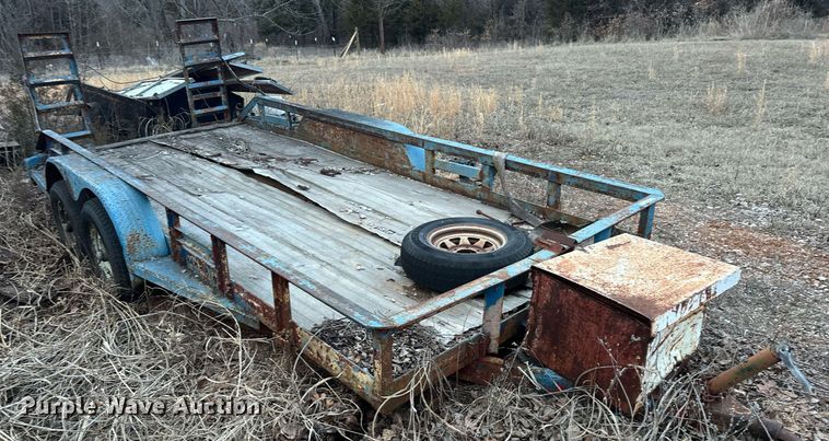 image for item EK0369 Shop built utility trailer