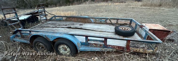 image for item EK0369 Shop built utility trailer