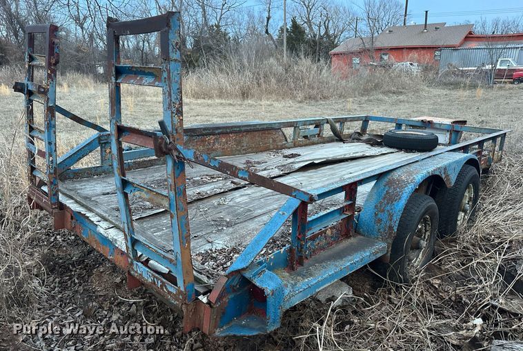 image for item EK0369 Shop built utility trailer