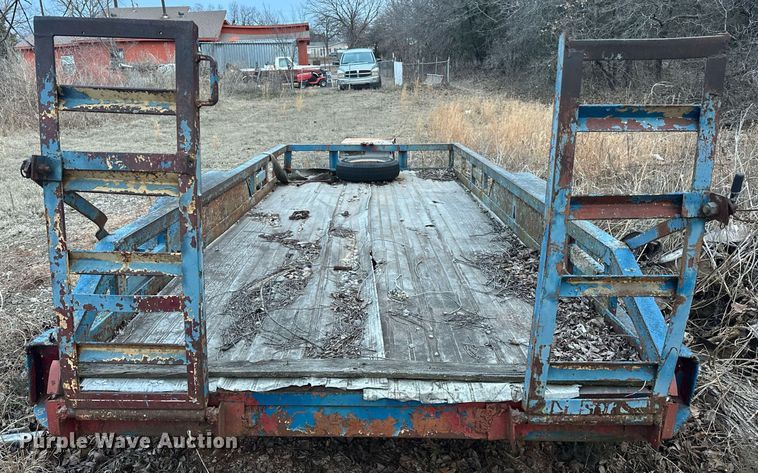 image for item EK0369 Shop built utility trailer