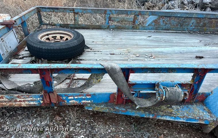 image for item EK0369 Shop built utility trailer