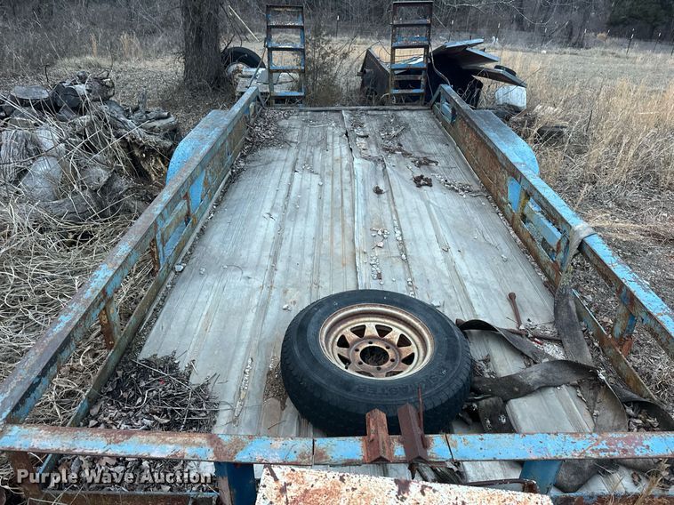 image for item EK0369 Shop built utility trailer