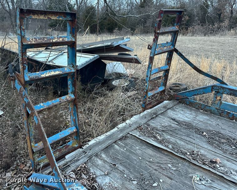 image for item EK0369 Shop built utility trailer