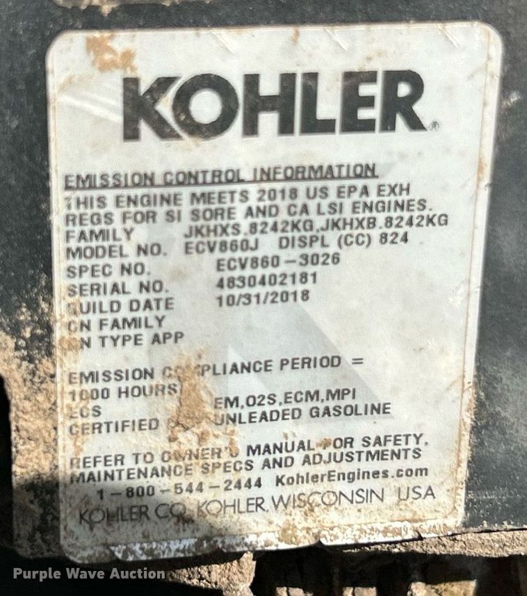 image for item EK2603 John Deere Z955M EFI ZTR lawn mower