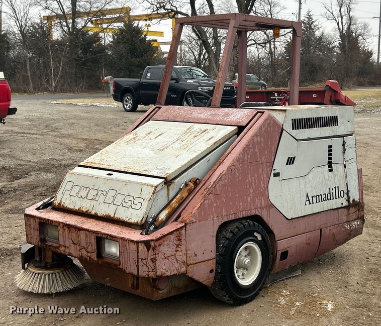 image for item EK2632 2000 Minuteman Powerboss Armadillo SW/8XV sweeper